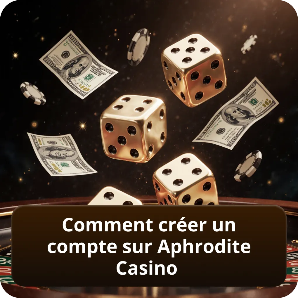 Comment créer un compte sur Aphrodite Casino