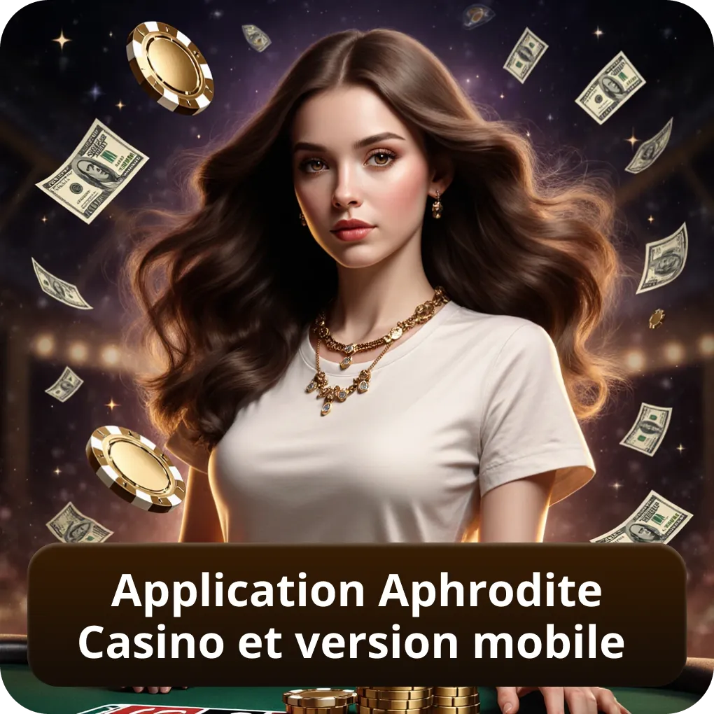 Application Aphrodite Casino et version mobile