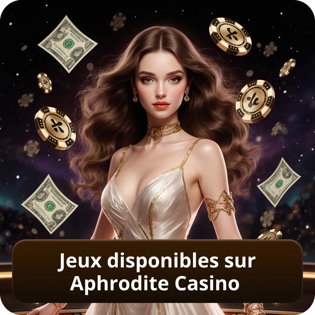 Jeux disponibles sur Aphrodite Casino