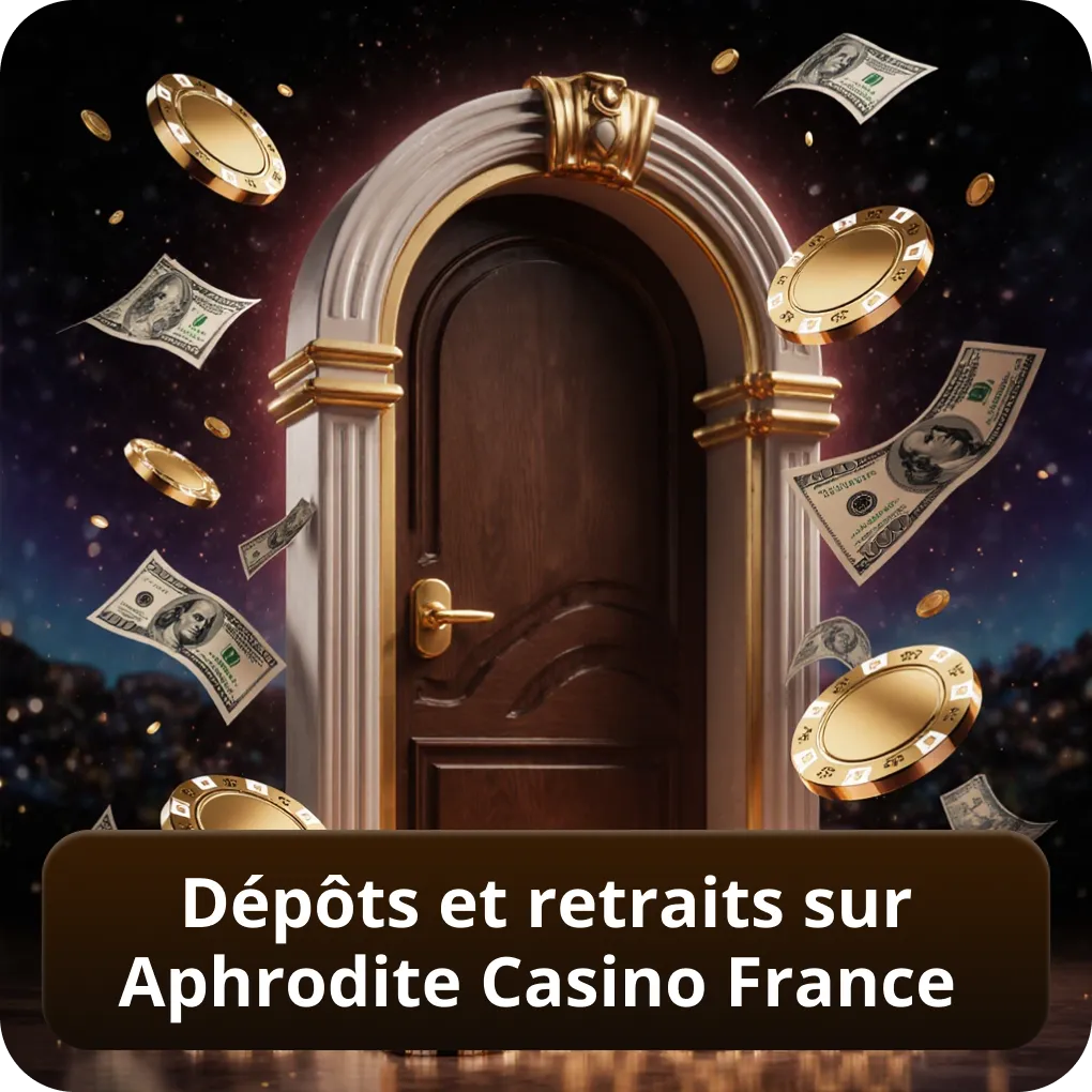 Dépôts et retraits sur Aphrodite Casino France